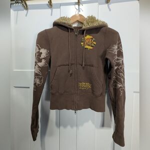Ed Hardy Y2K Size XS Women's Zip Up Hoodie